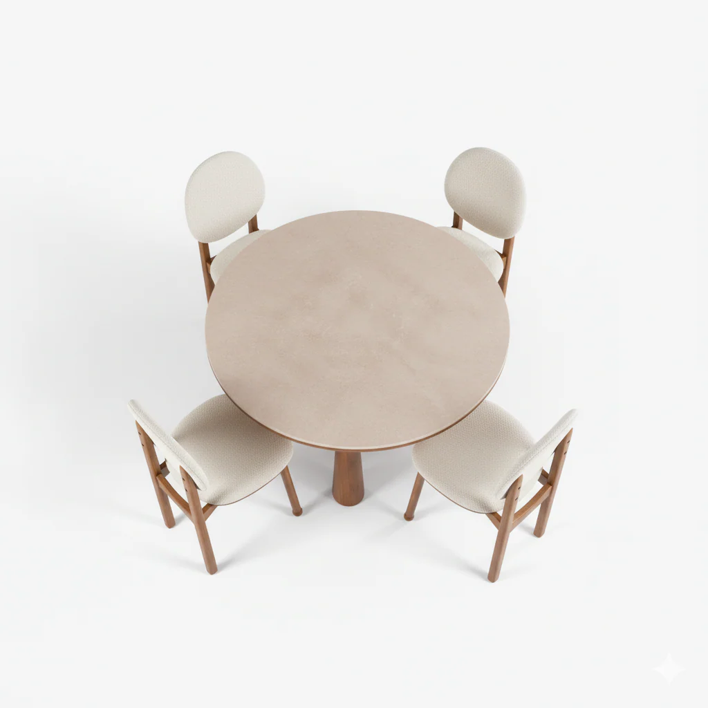 Aayam 4 Seater Dining Set - Image 3