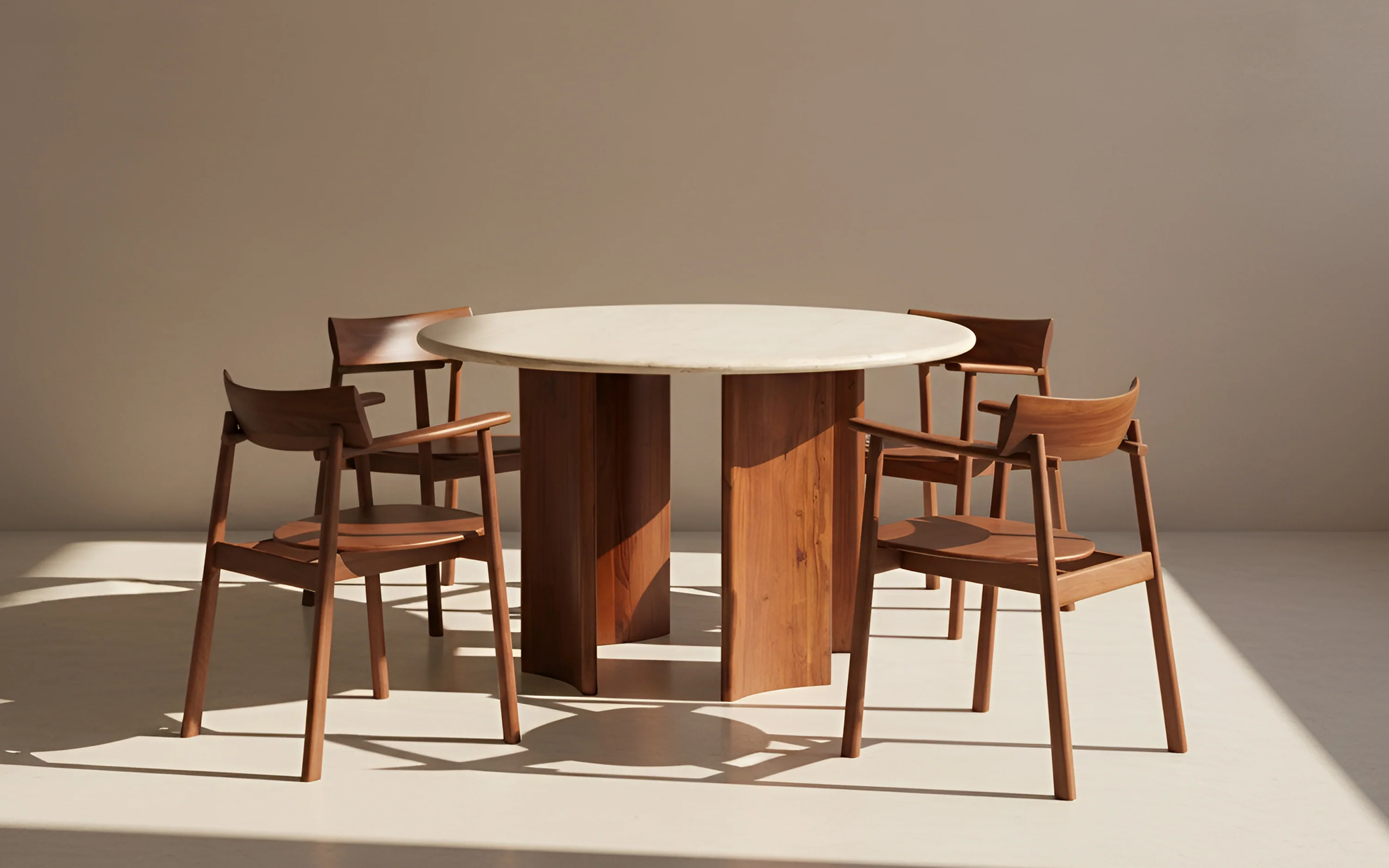 Abacus 4 Seater Dining Set - Image 3
