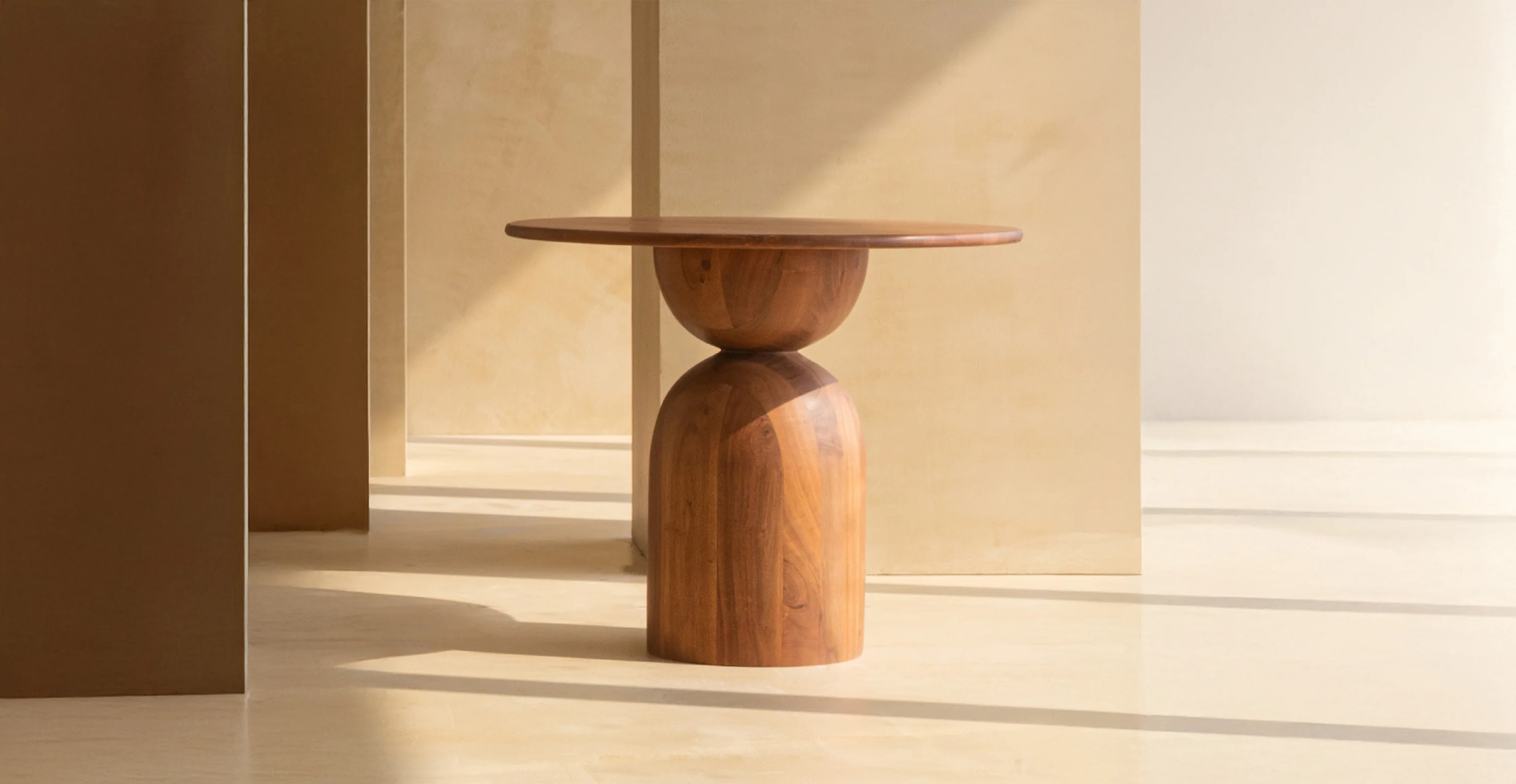 Abacus Wooden Side Table - Image 3