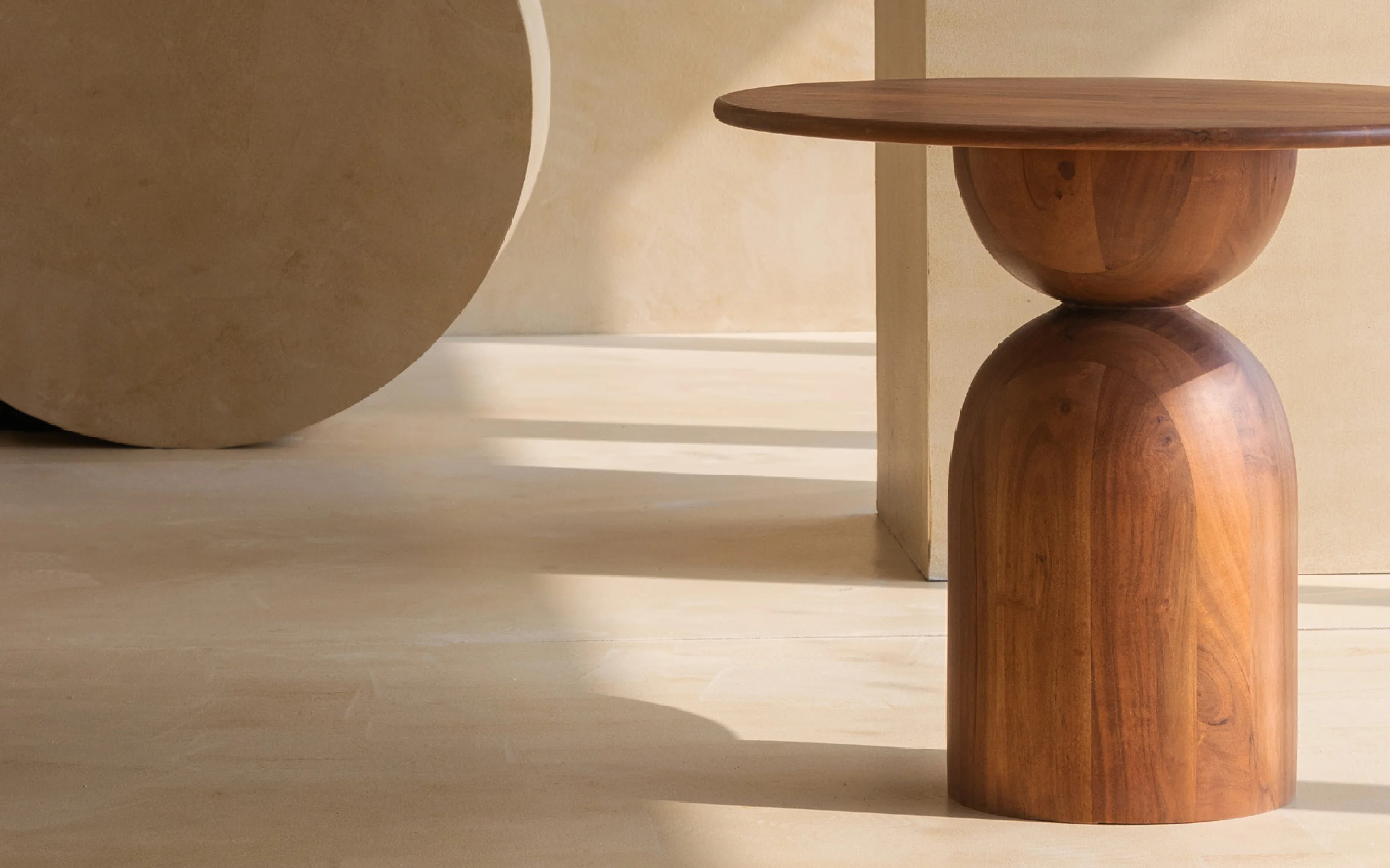 Abacus Wooden Side Table - Image 5