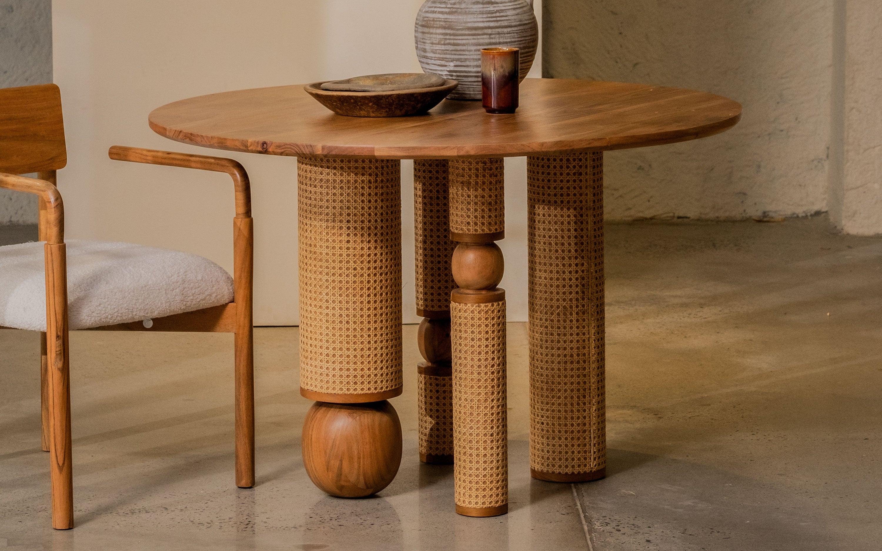 Andaman Baratang 4 Seater Round Dining Table - Image 3