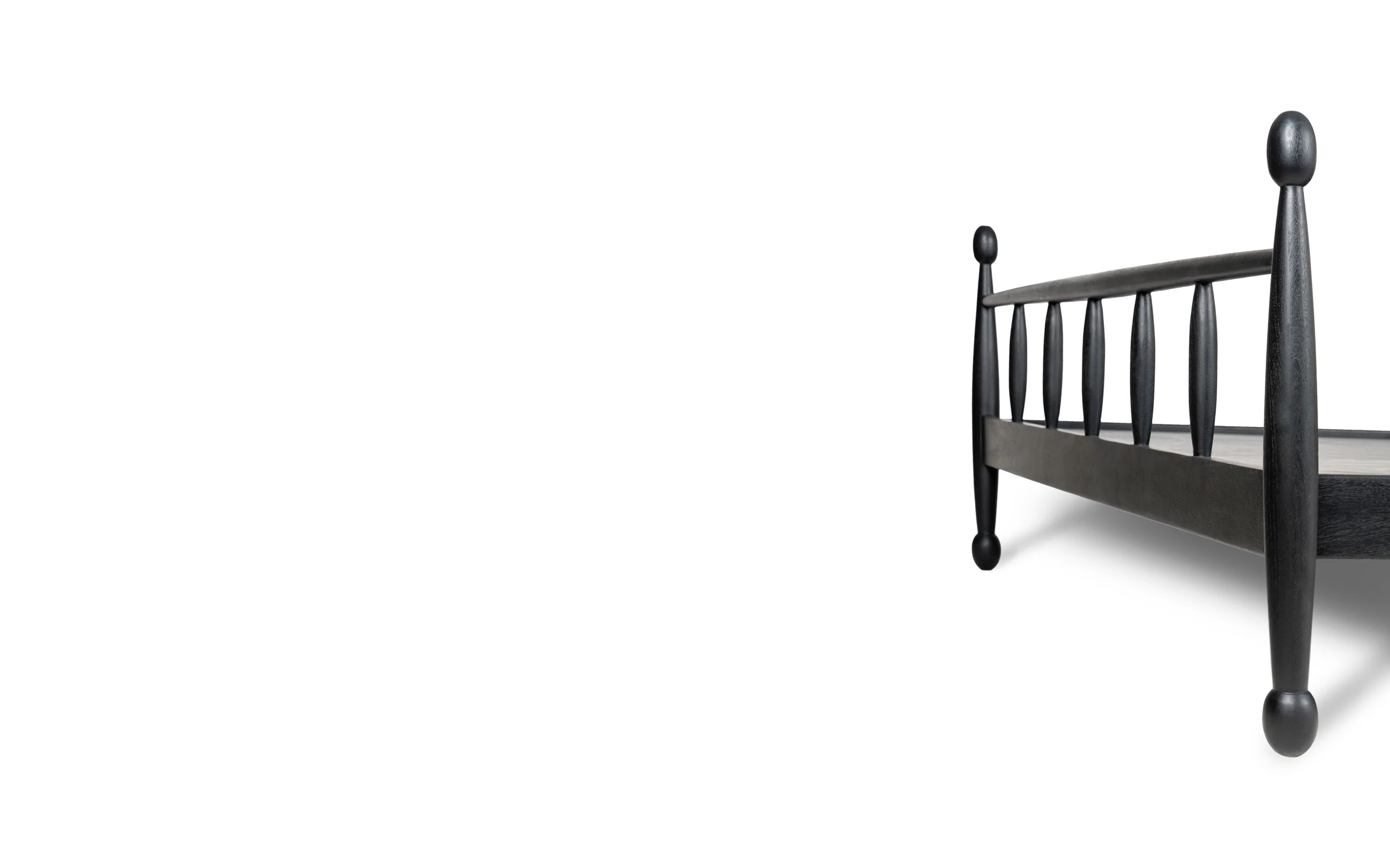 Archie Spindle Non Storage Bed (King, Queen) - Image 9