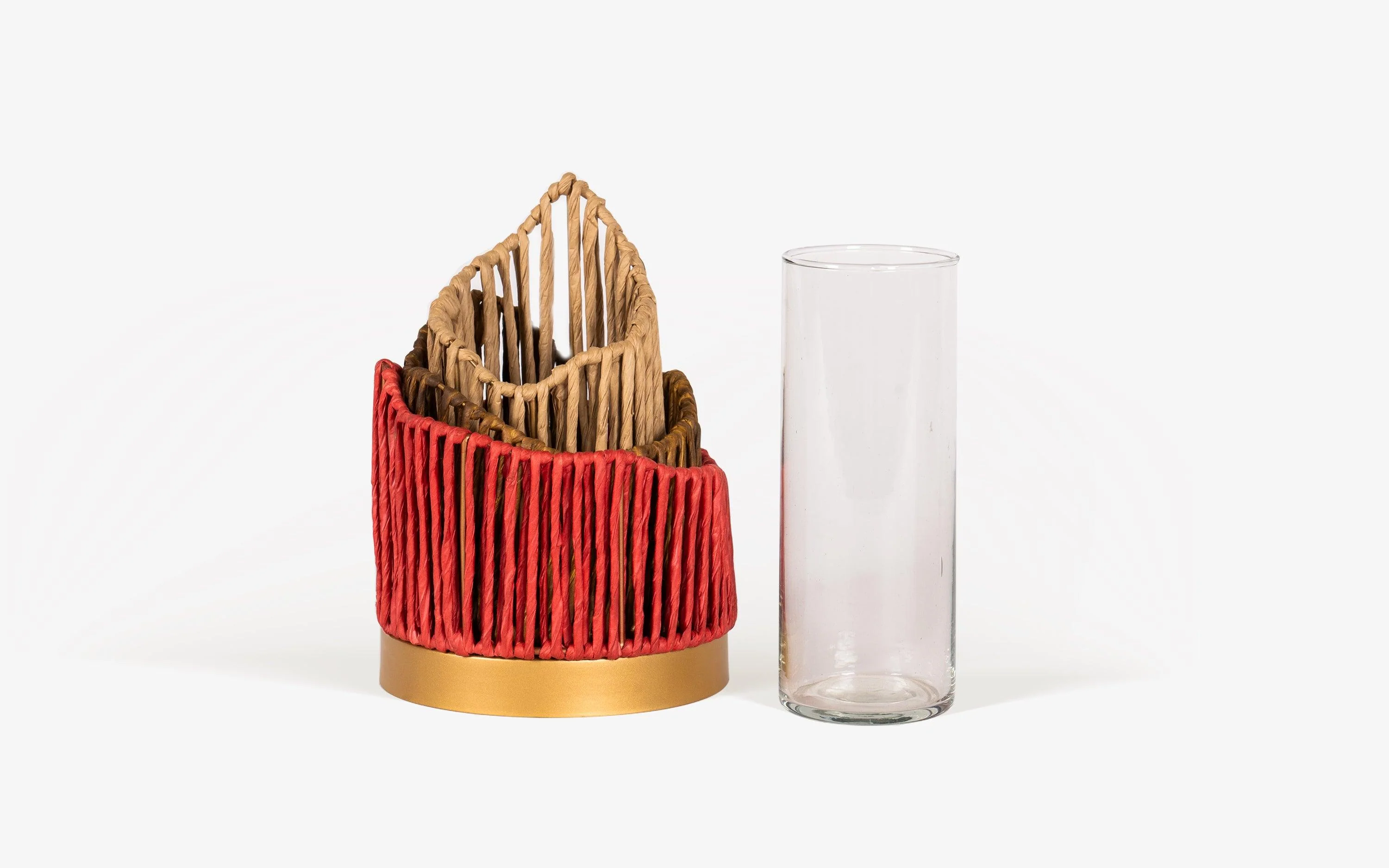 Bloom Tall Vase Coral - Image 5
