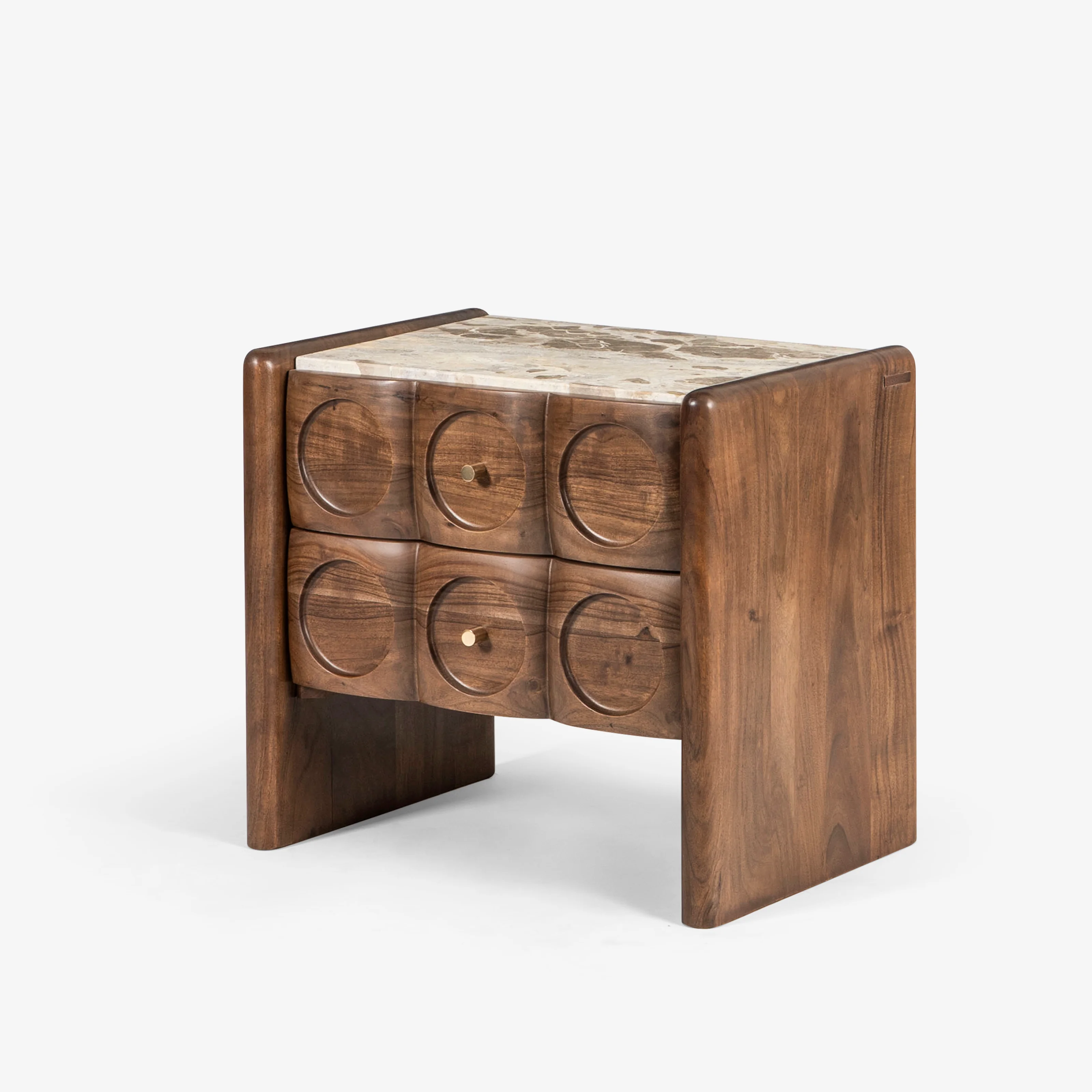 Cavallo Wooden Bedside Table - Image 3