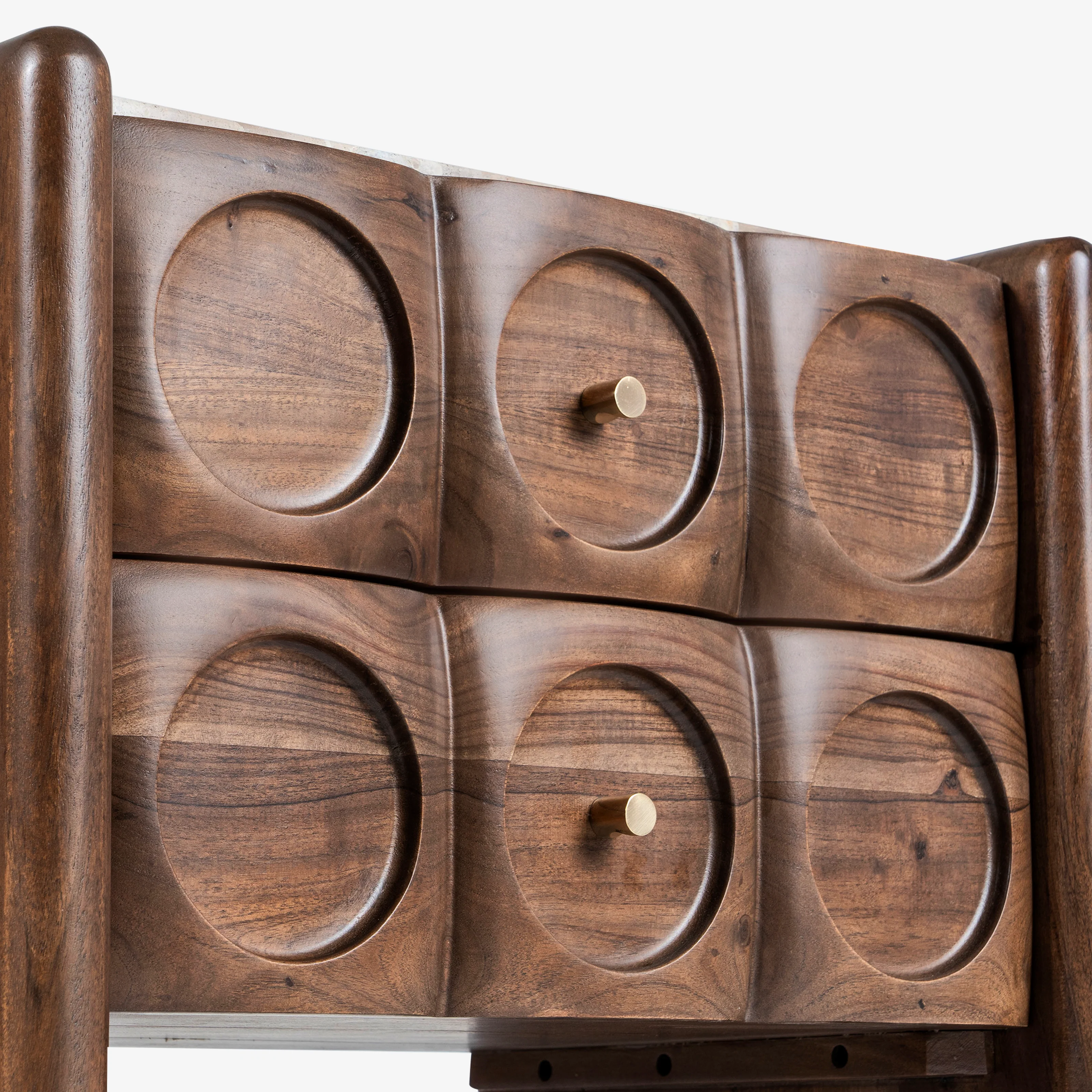 Cavallo Wooden Bedside Table - Image 9