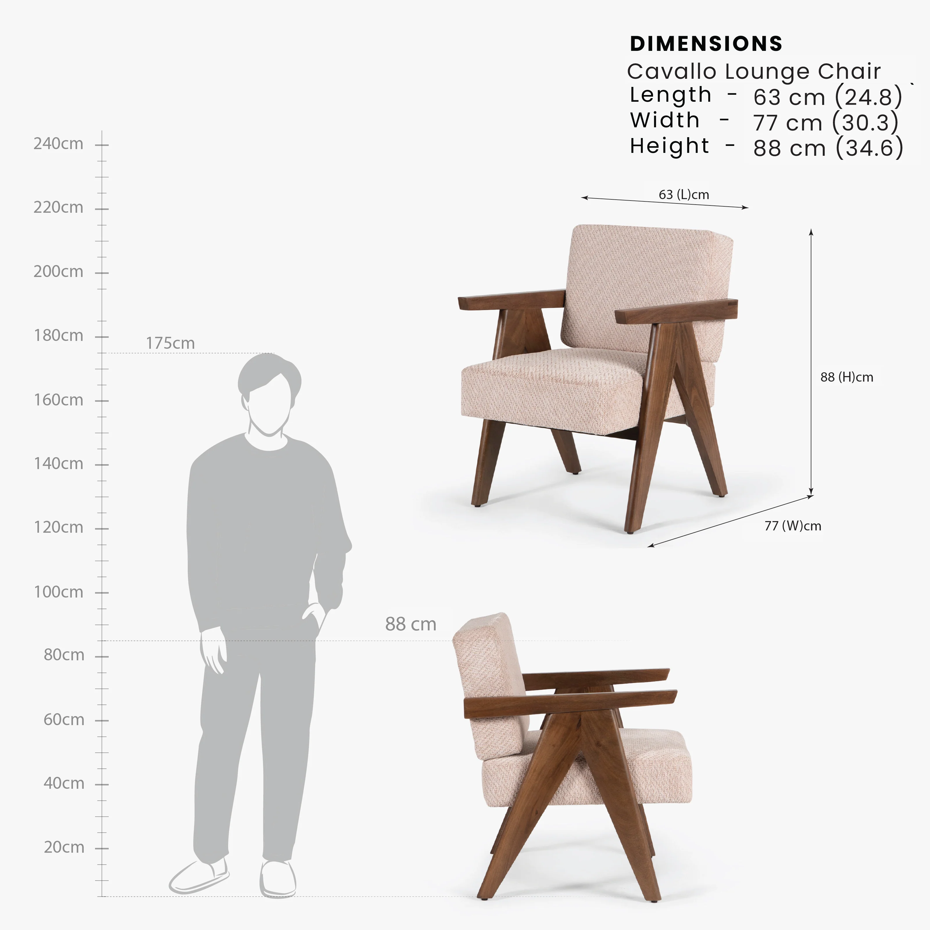 Cavallo Lounge Chair - Image 5
