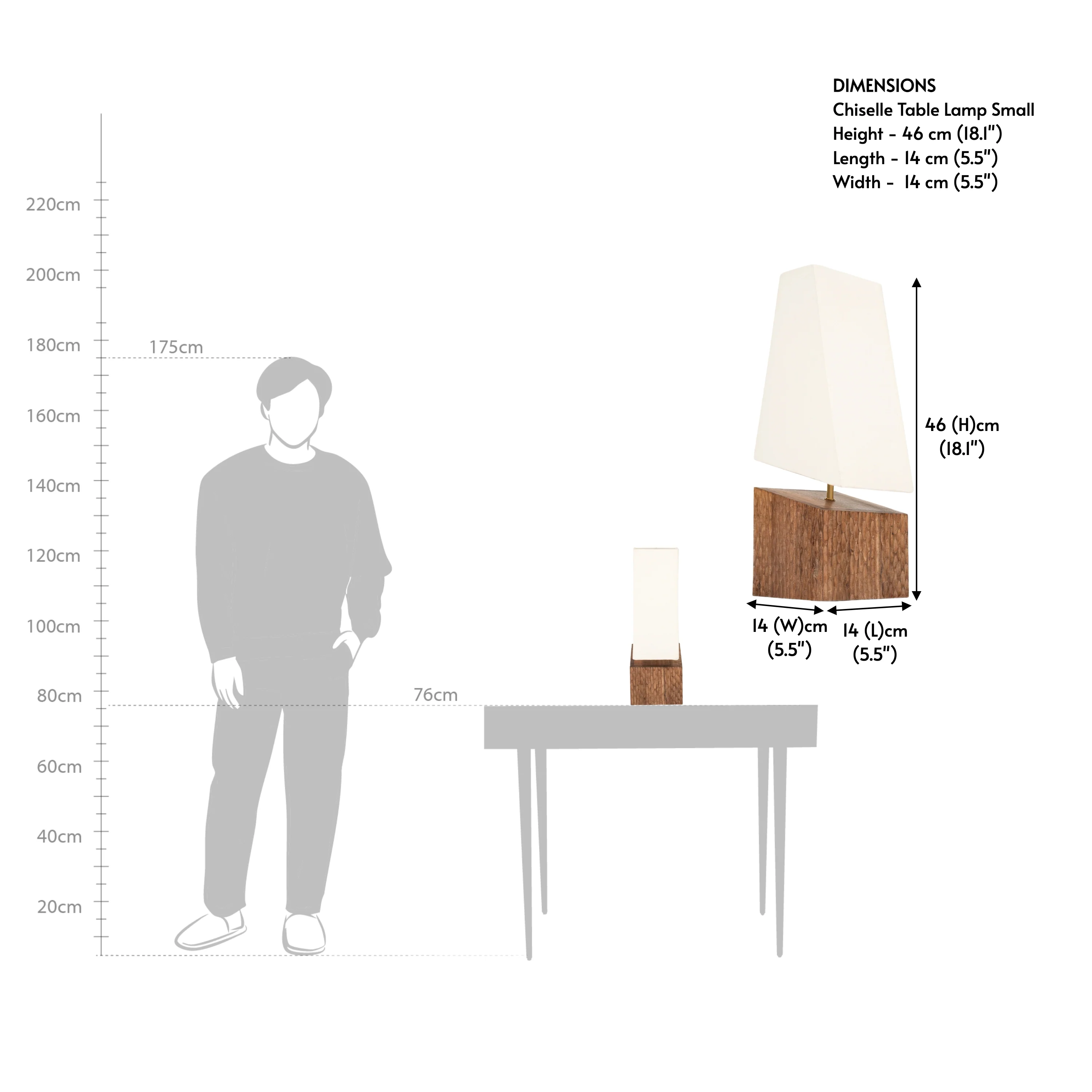Chiselle Table Lamp Small - Image 4