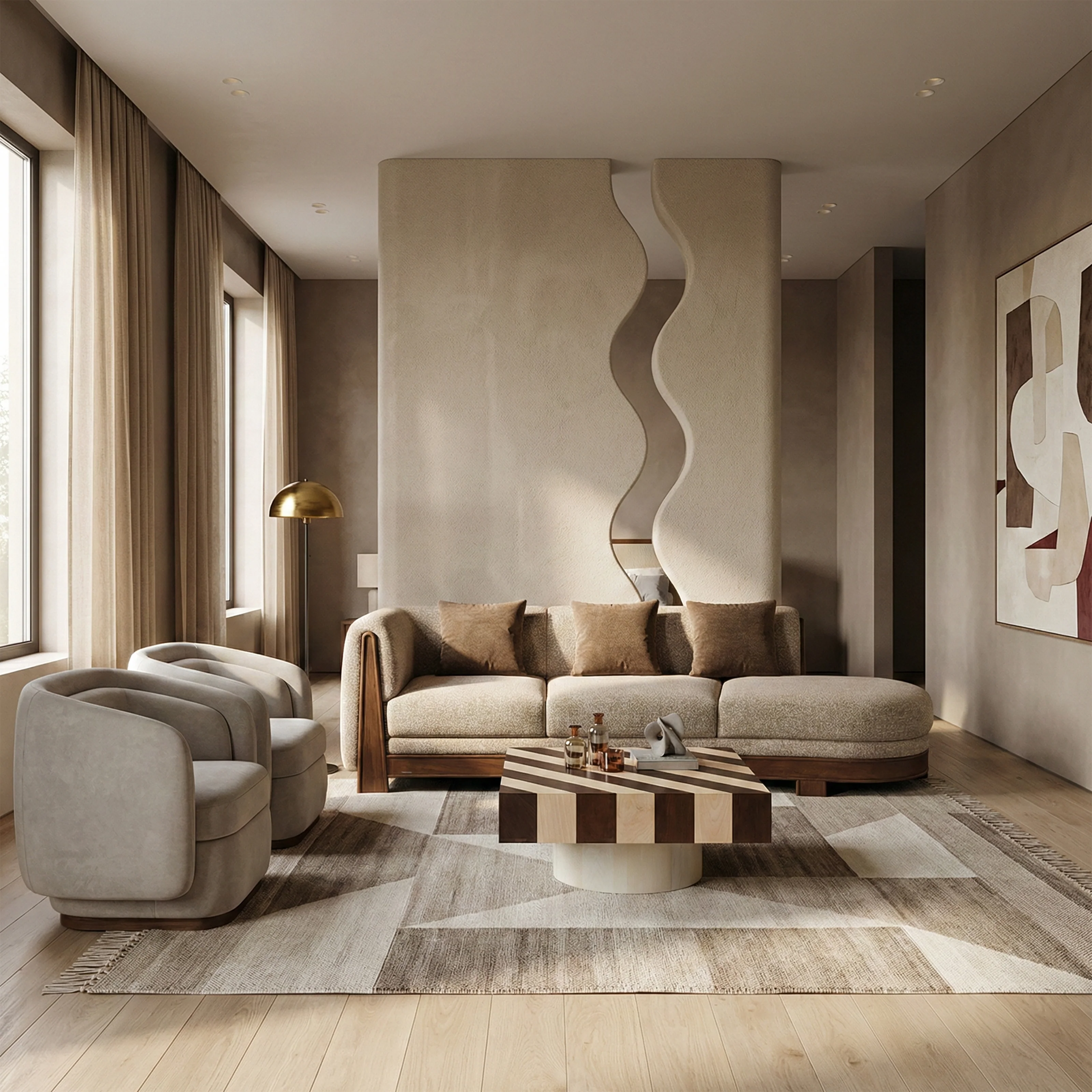 Damier Coffee Table - Image 10