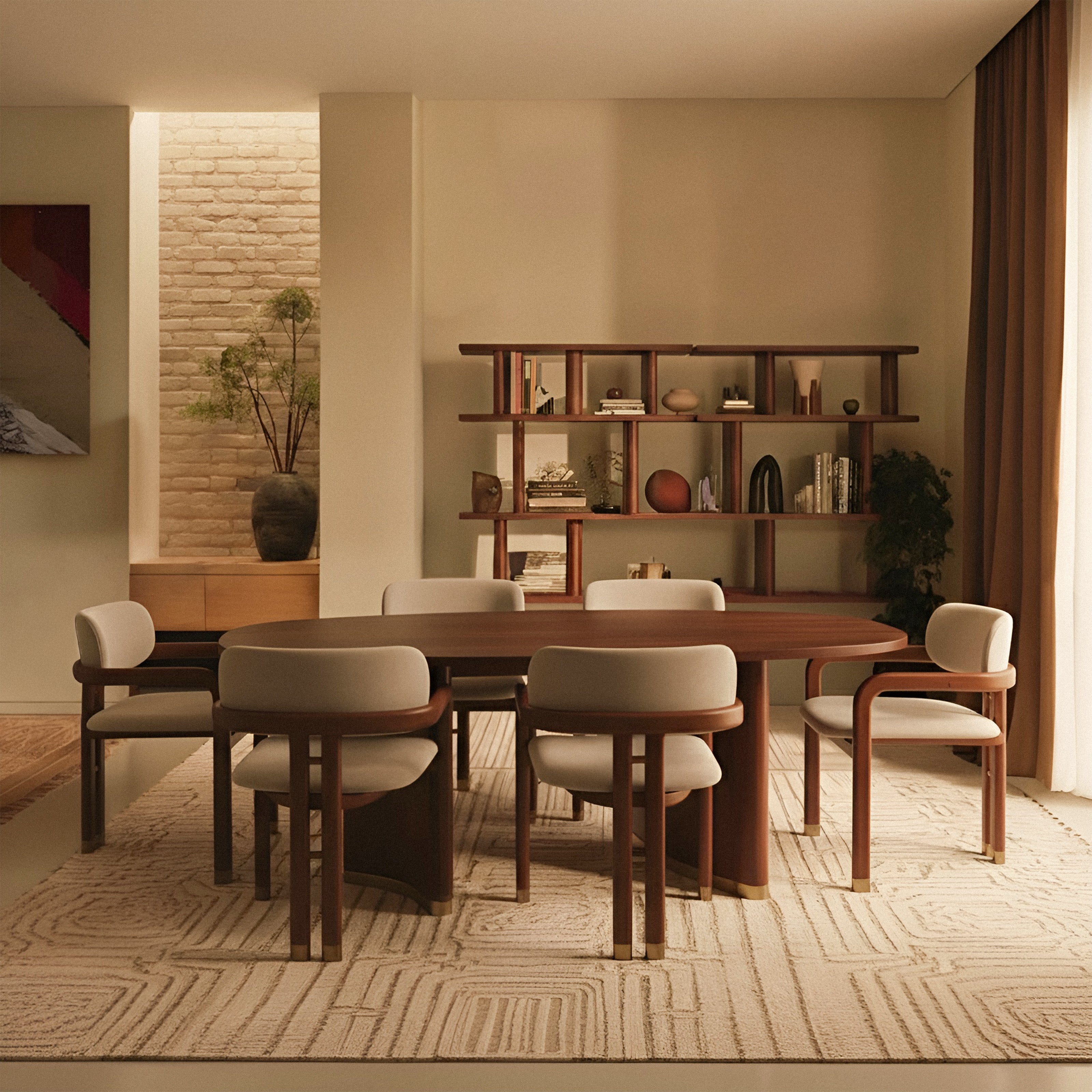 Gahana 6 Seater Dining Set