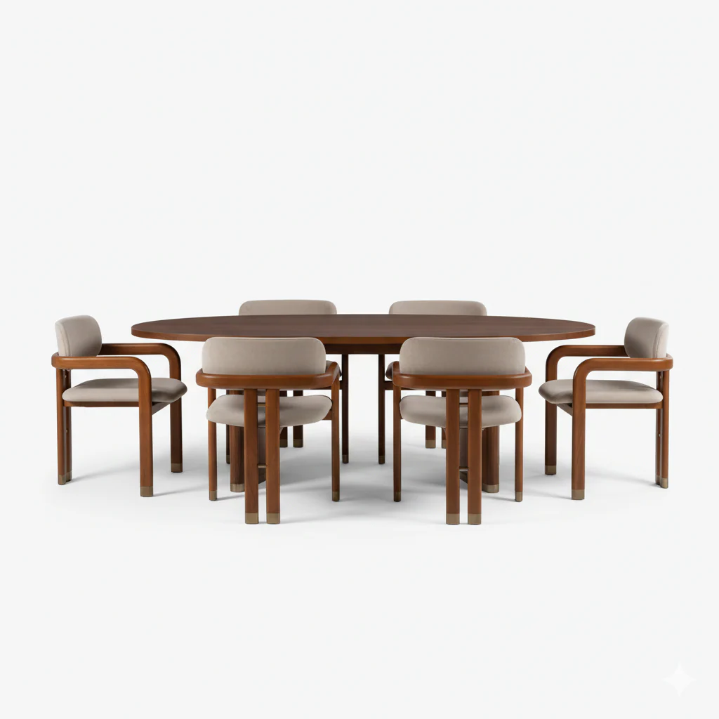 Gahana 6 Seater Dining Set - Image 3
