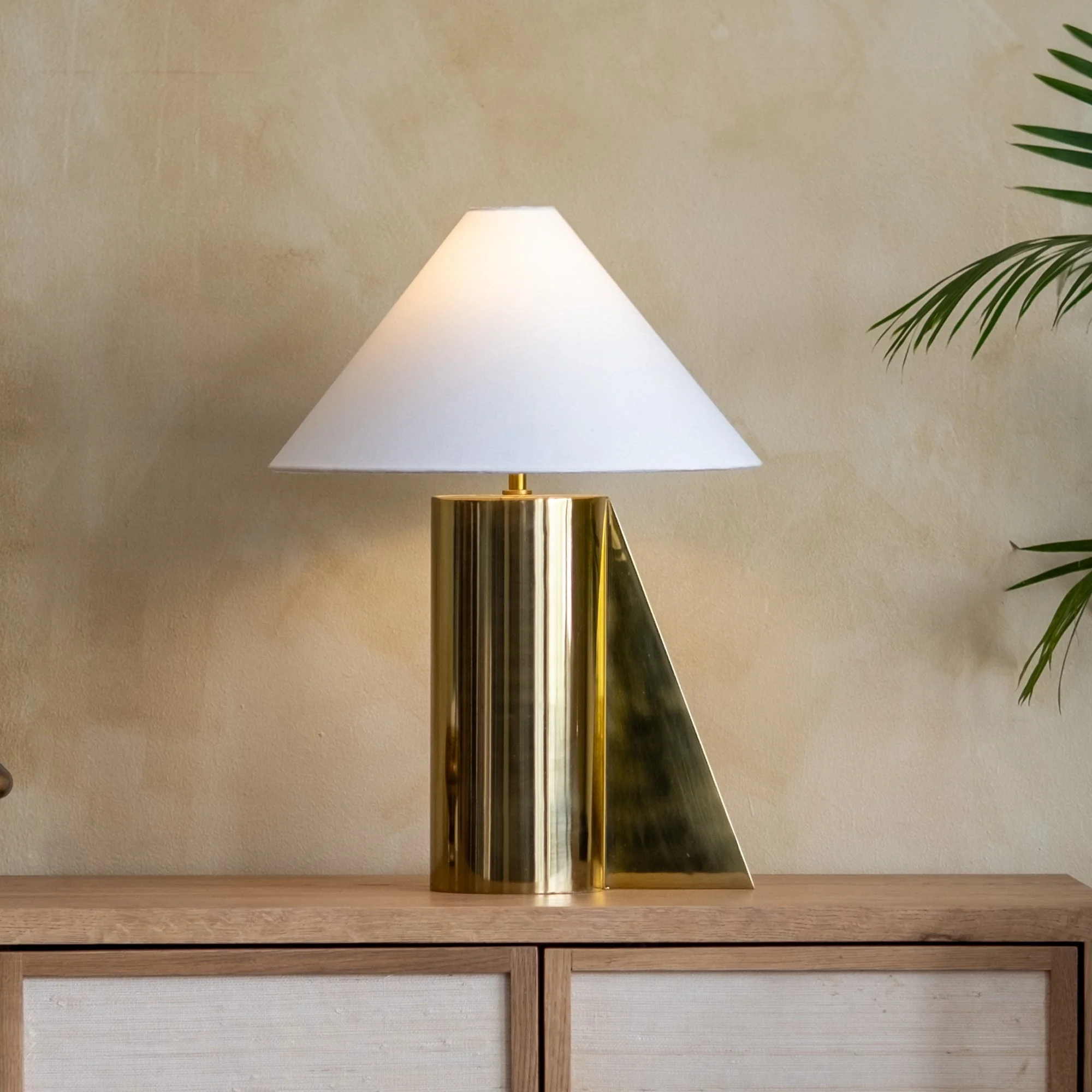 Helia Gold Tall Table Lamp