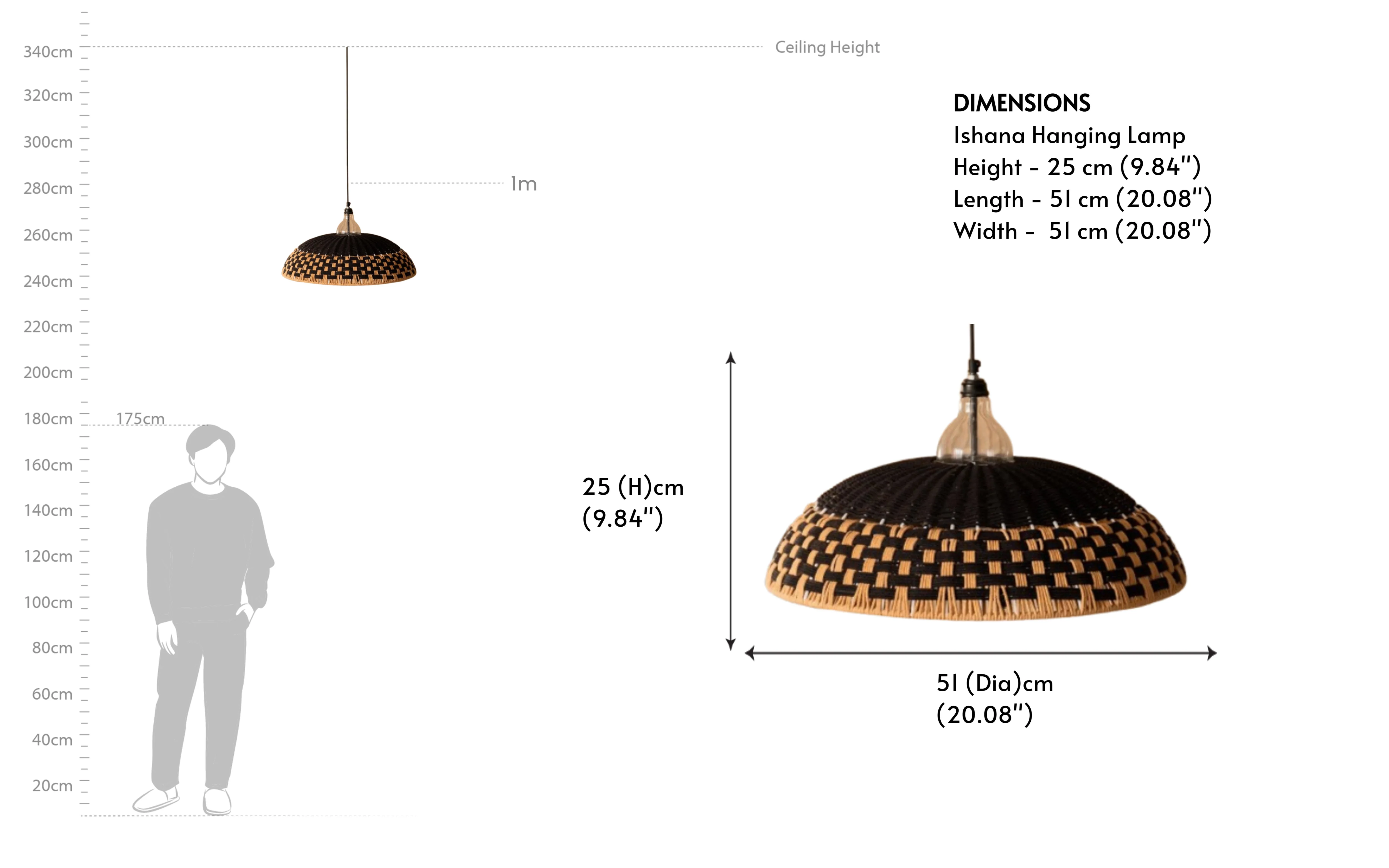 Ishana Hanging Lamp - Image 6