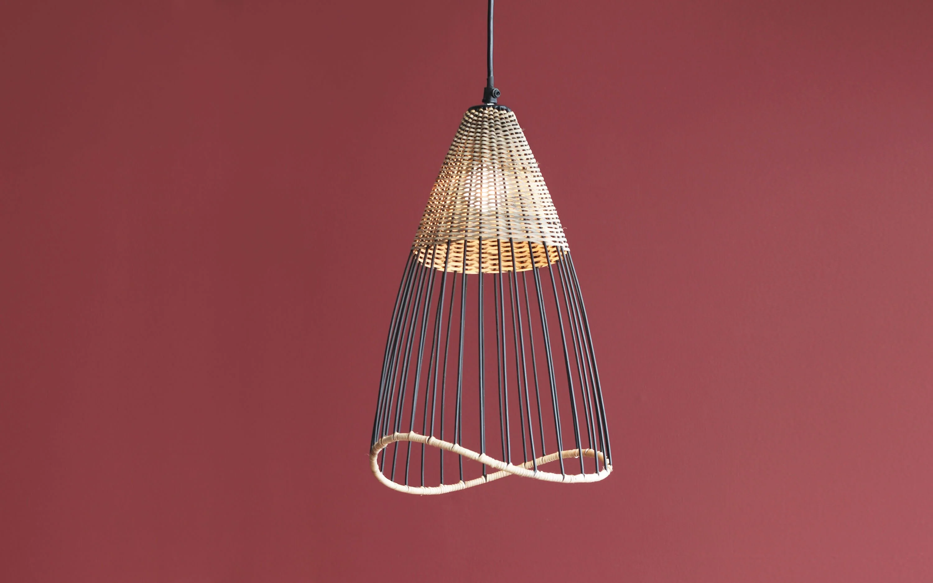 Kyoto Conical Tall Hanging Lamp - Image 3