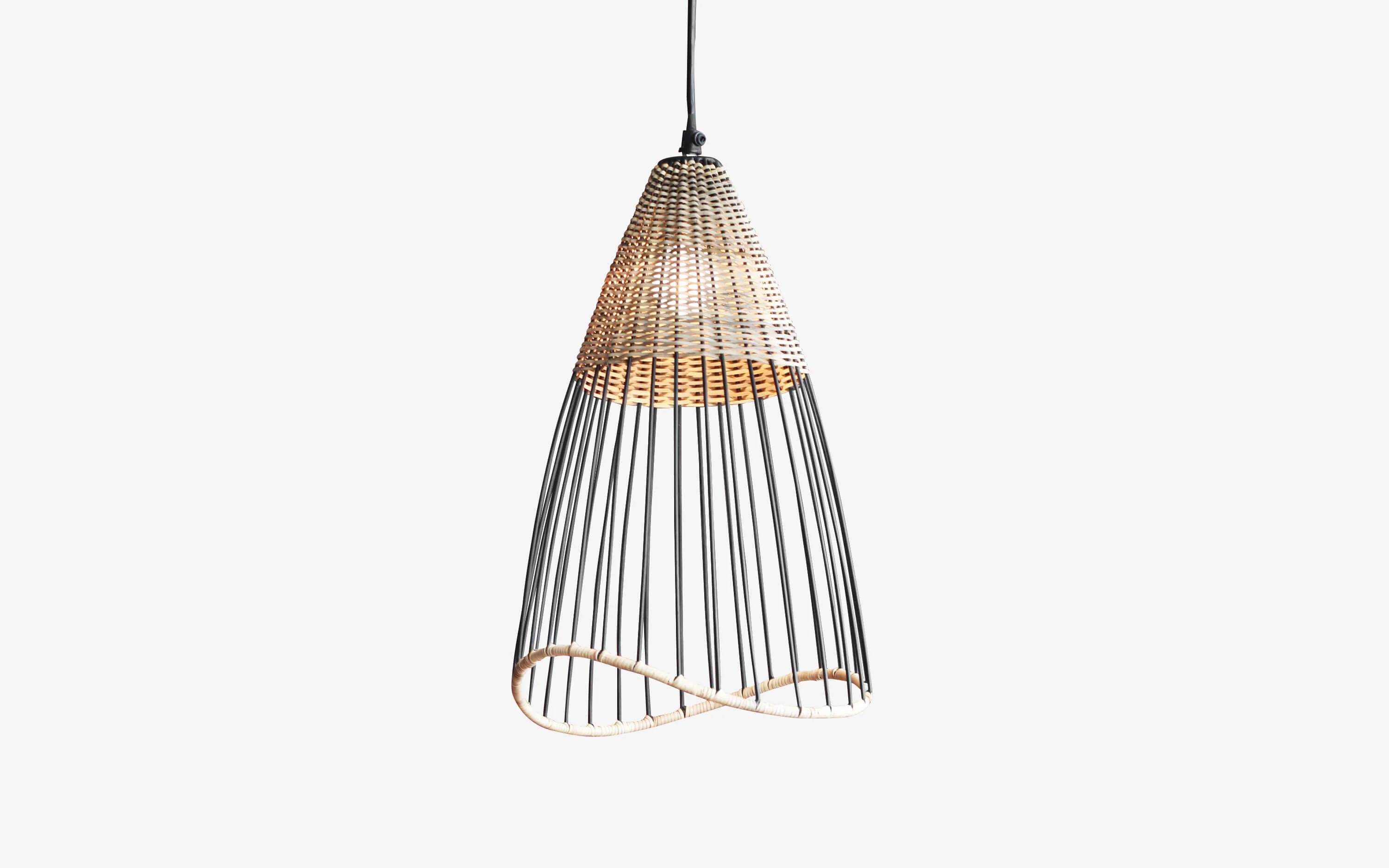 Kyoto Conical Tall Hanging Lamp - Image 4