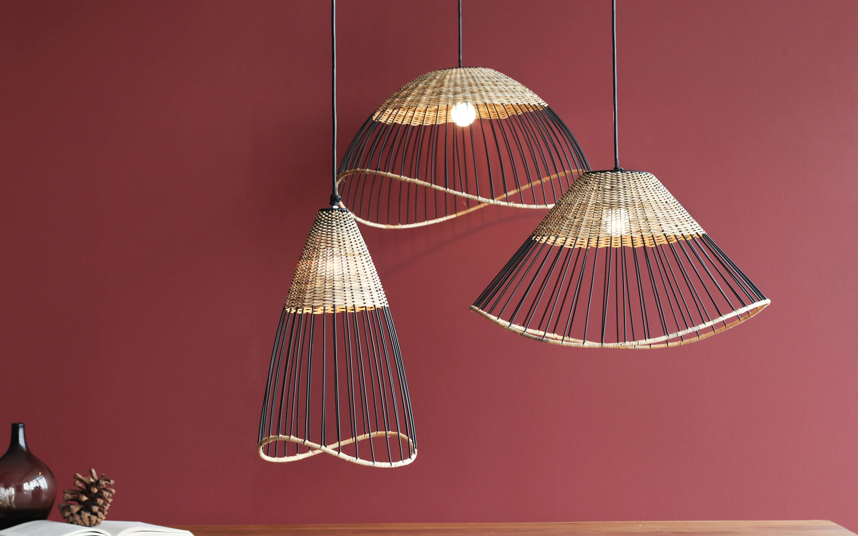 Kyoto Conical Tall Hanging Lamp - Image 5