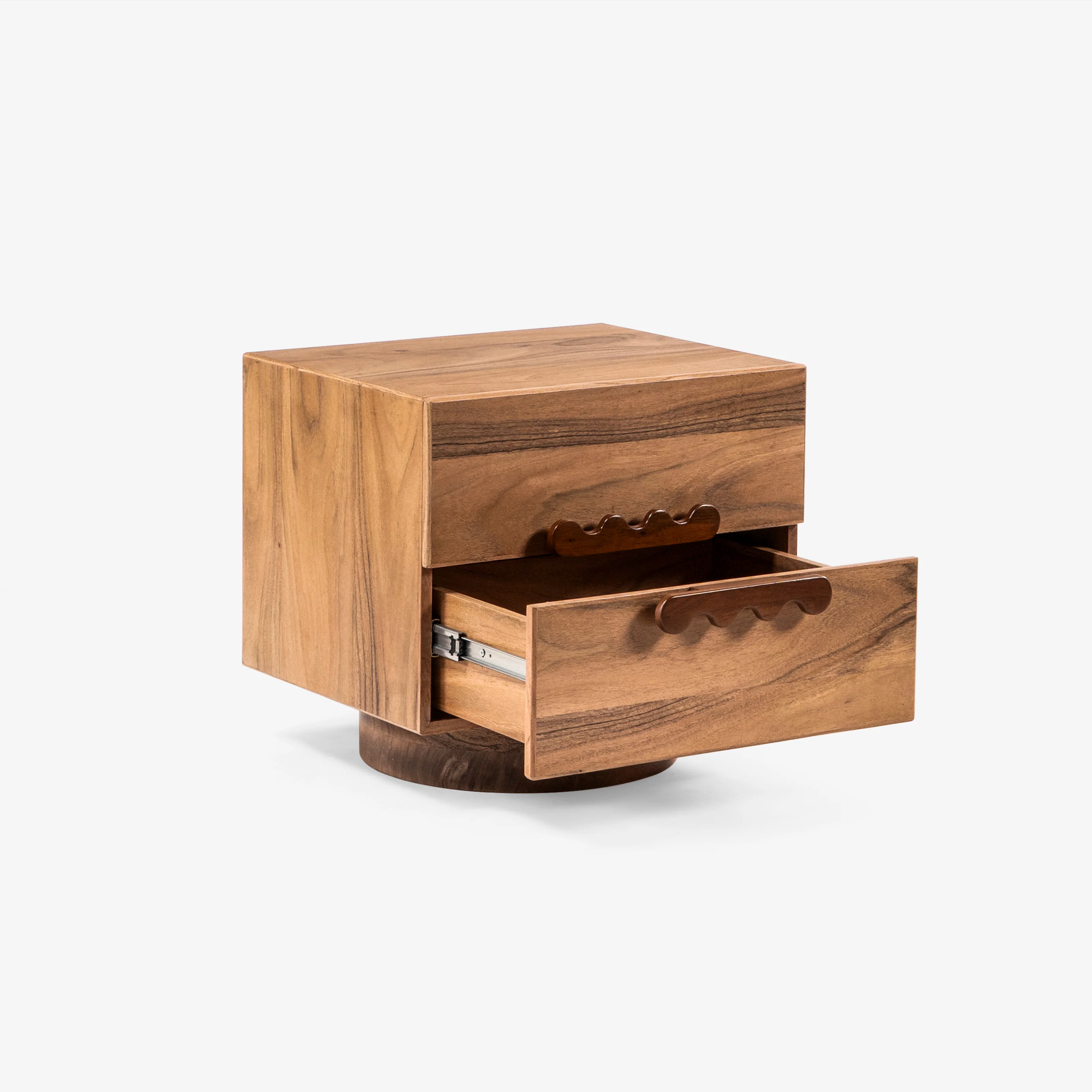 Le Dame Wooden Bedside Table - Image 4