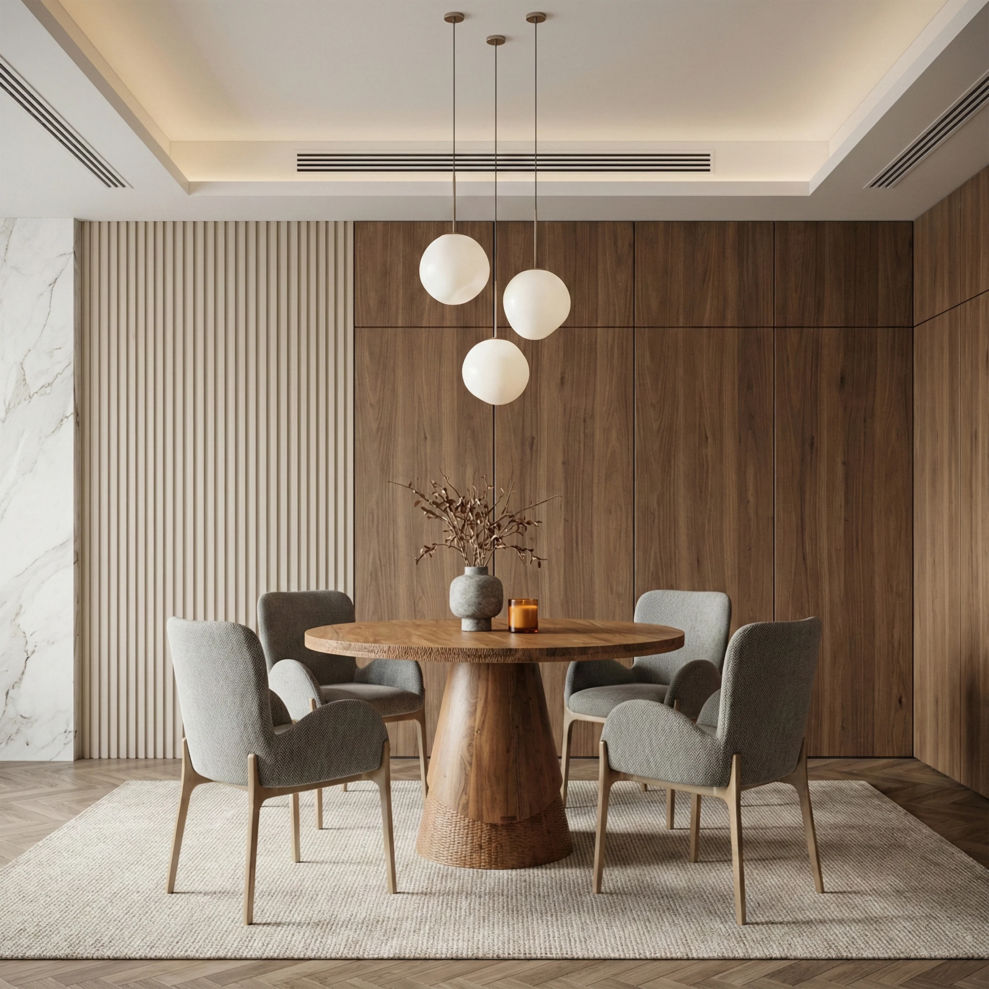 Le Dame Wooden Dining Table 4 Seater - Image 10