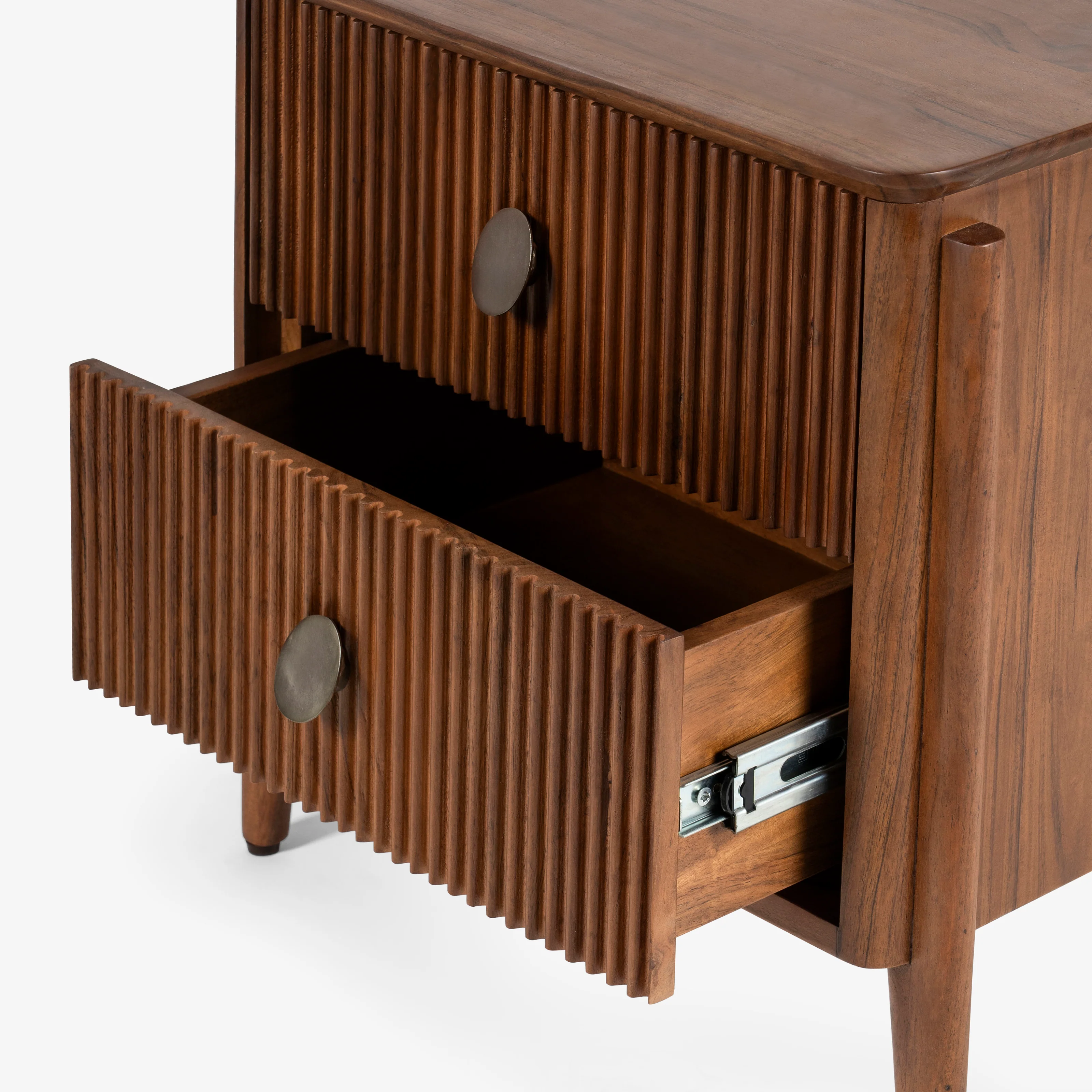 Le Roi Wooden Bedside Table - Image 7