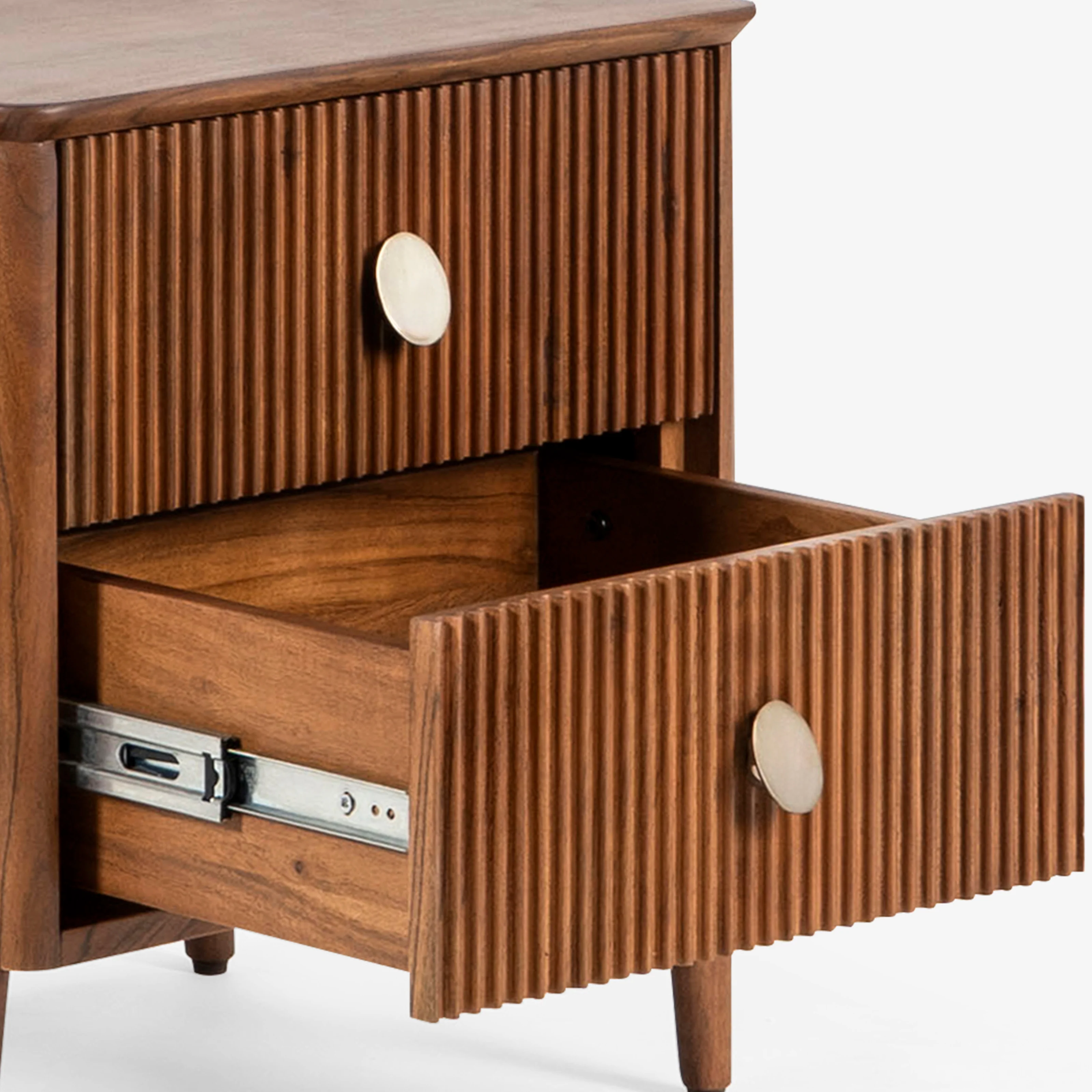 Le Roi Wooden Bedside Table - Image 9