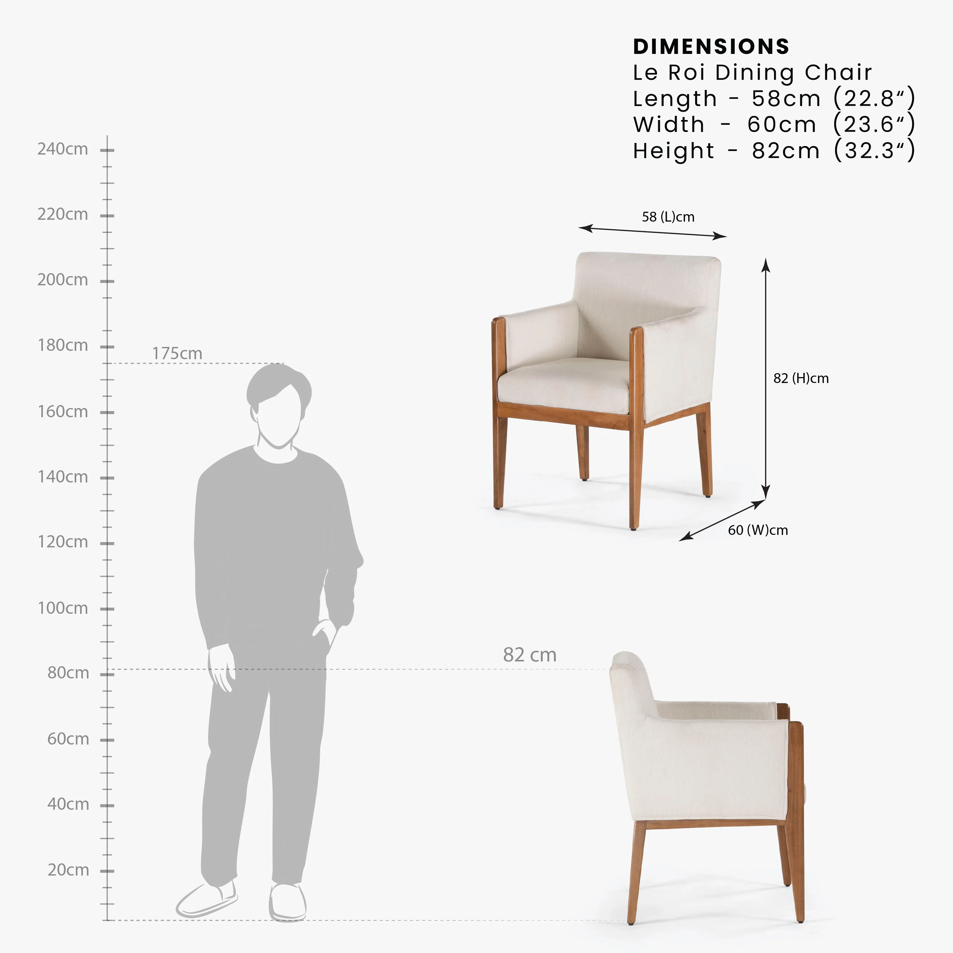 Le Roi Dining Chair - Image 5