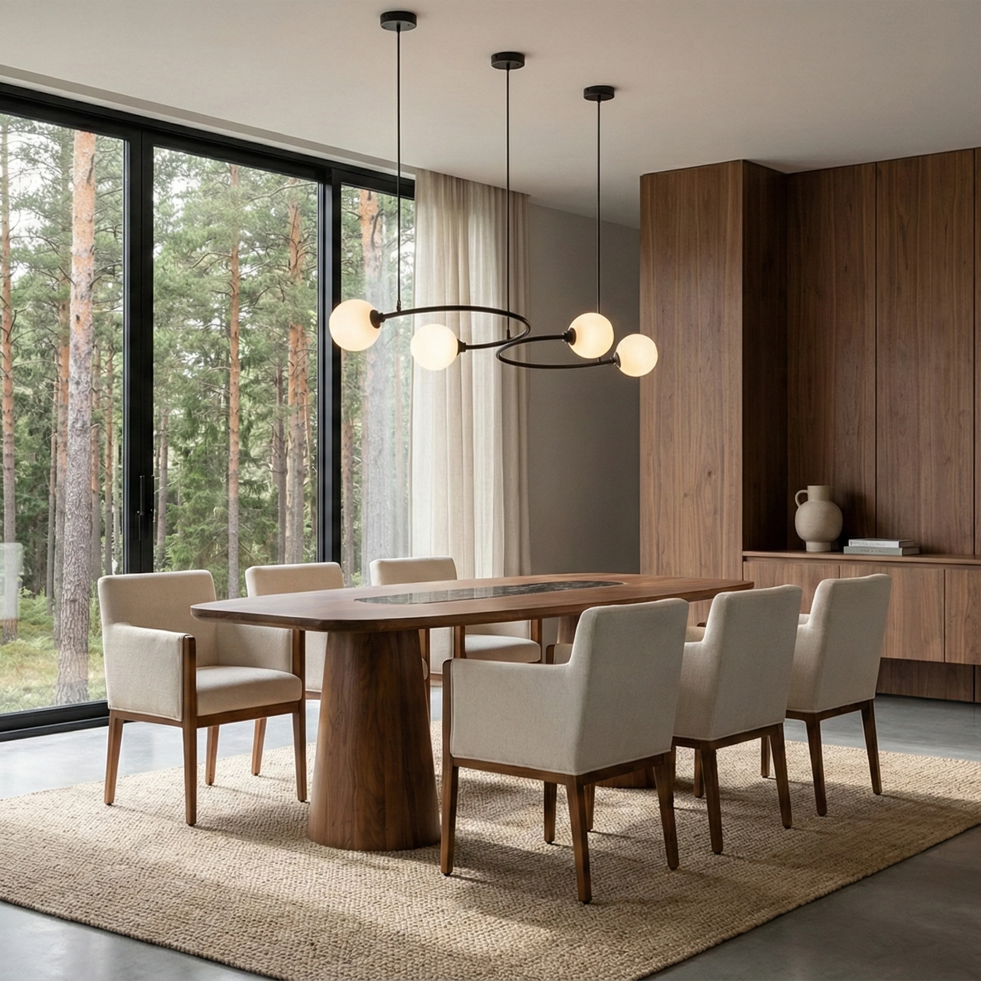 Le Roi Wooden Dining Table - Image 10