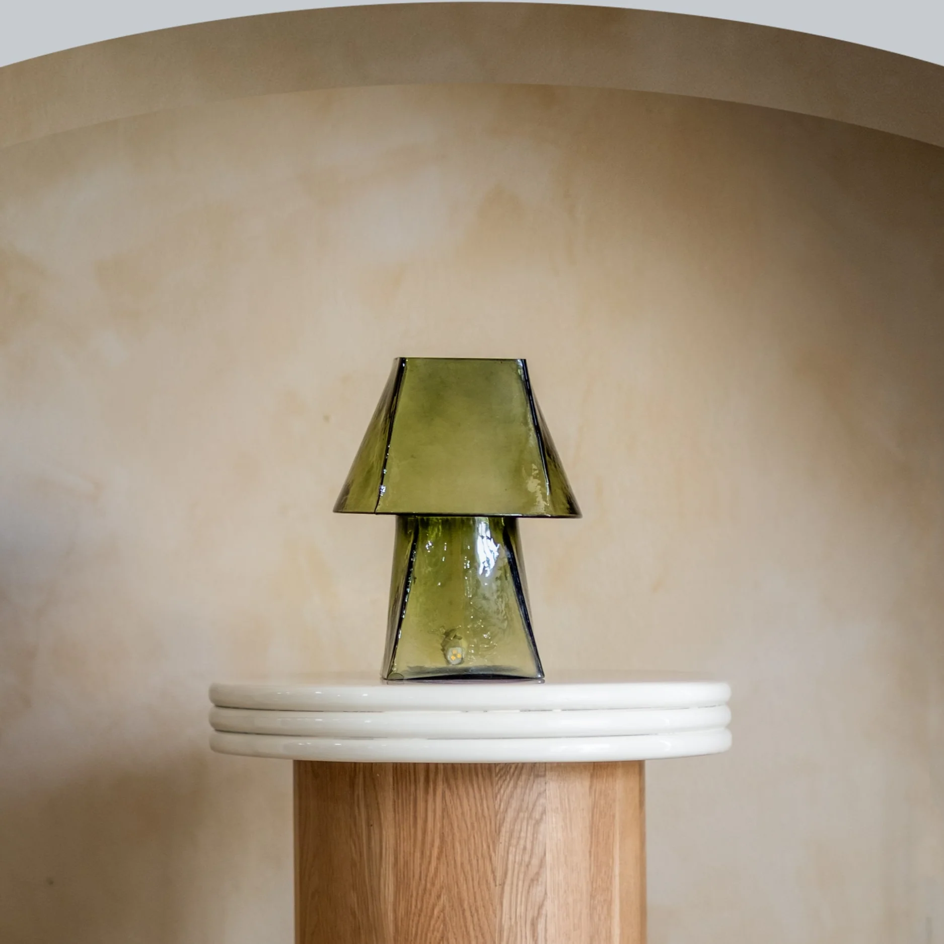Lueur Olive Green Mini Table Lamp