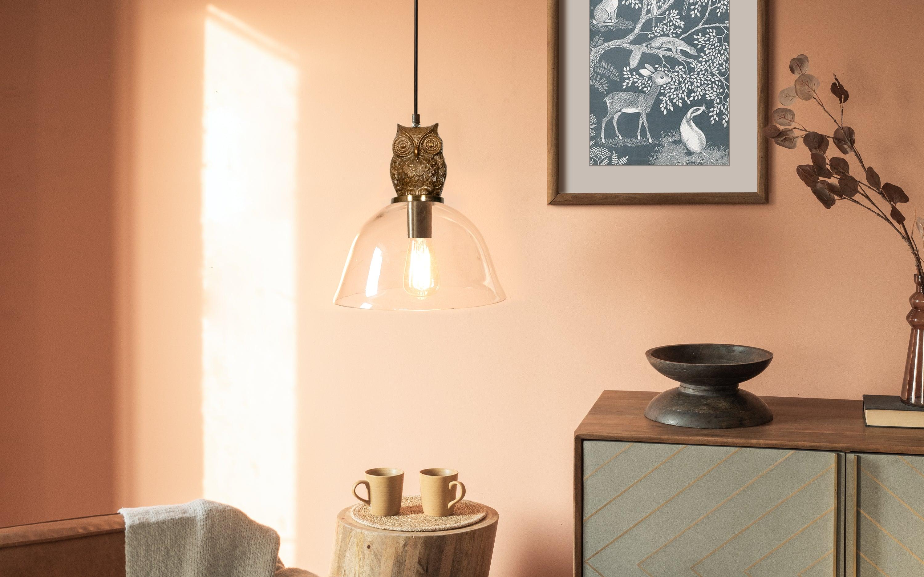 Owl Hanging Lamp - Image 5