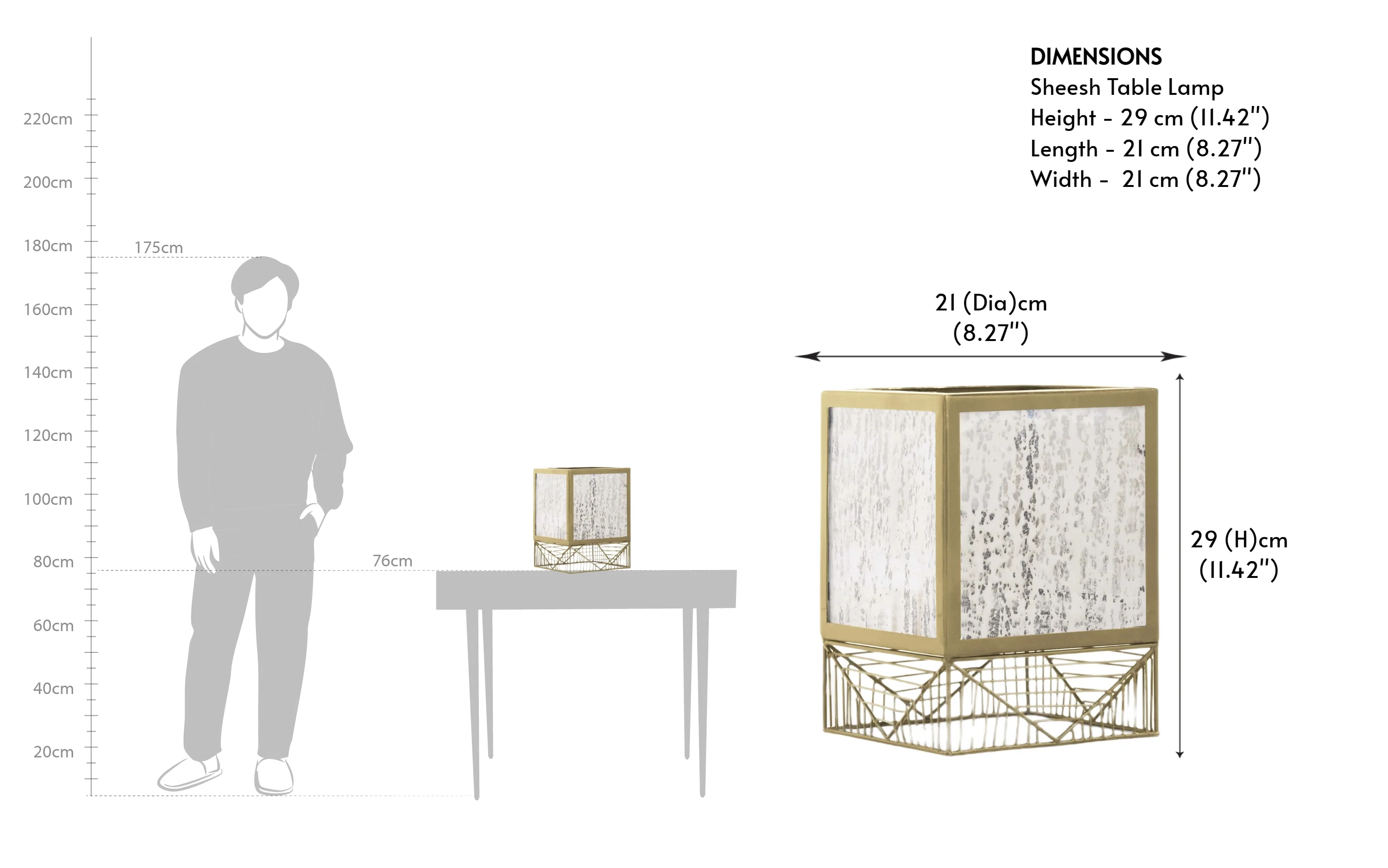 Sheesh Table Lamp - Image 7