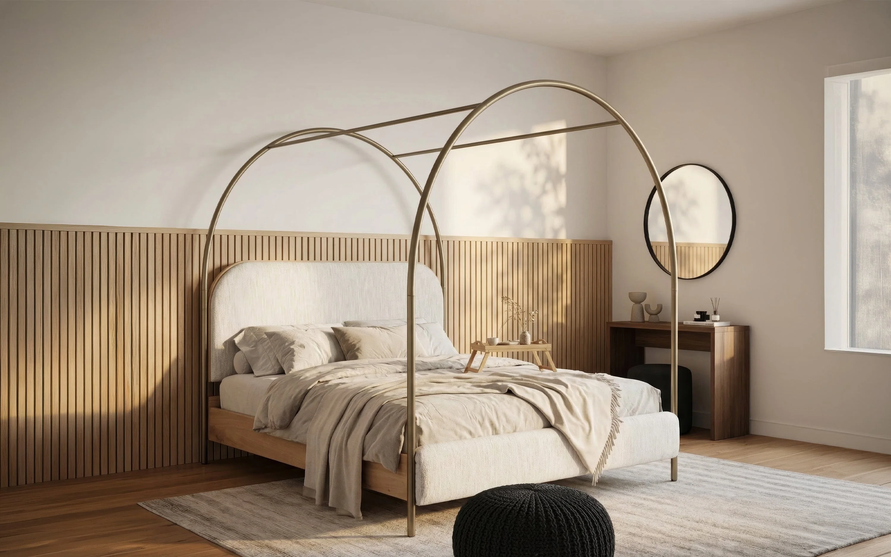Solace Canopy Bed (King Size) - Image 3
