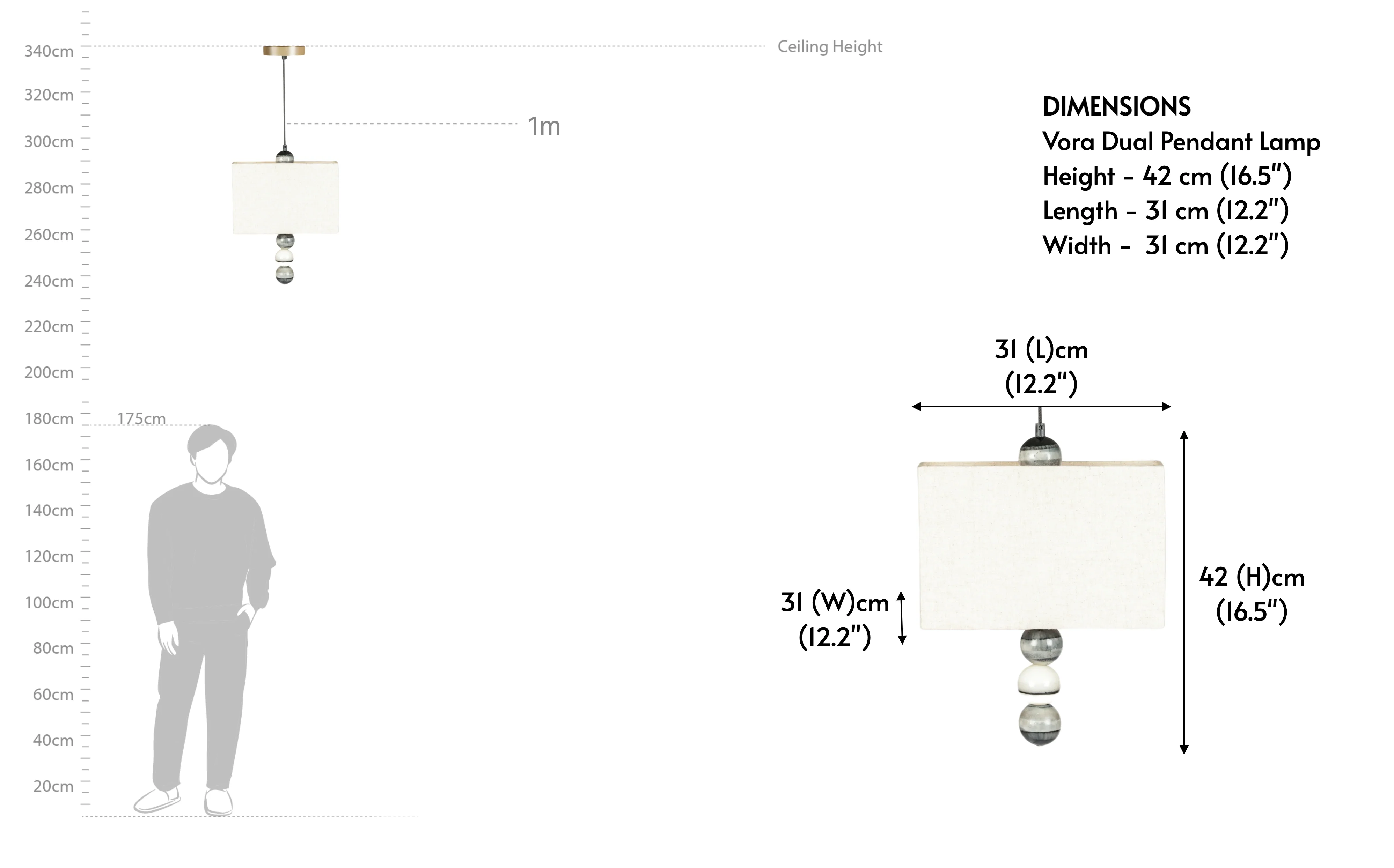 Vora Dual Pendant Lamp - Image 6