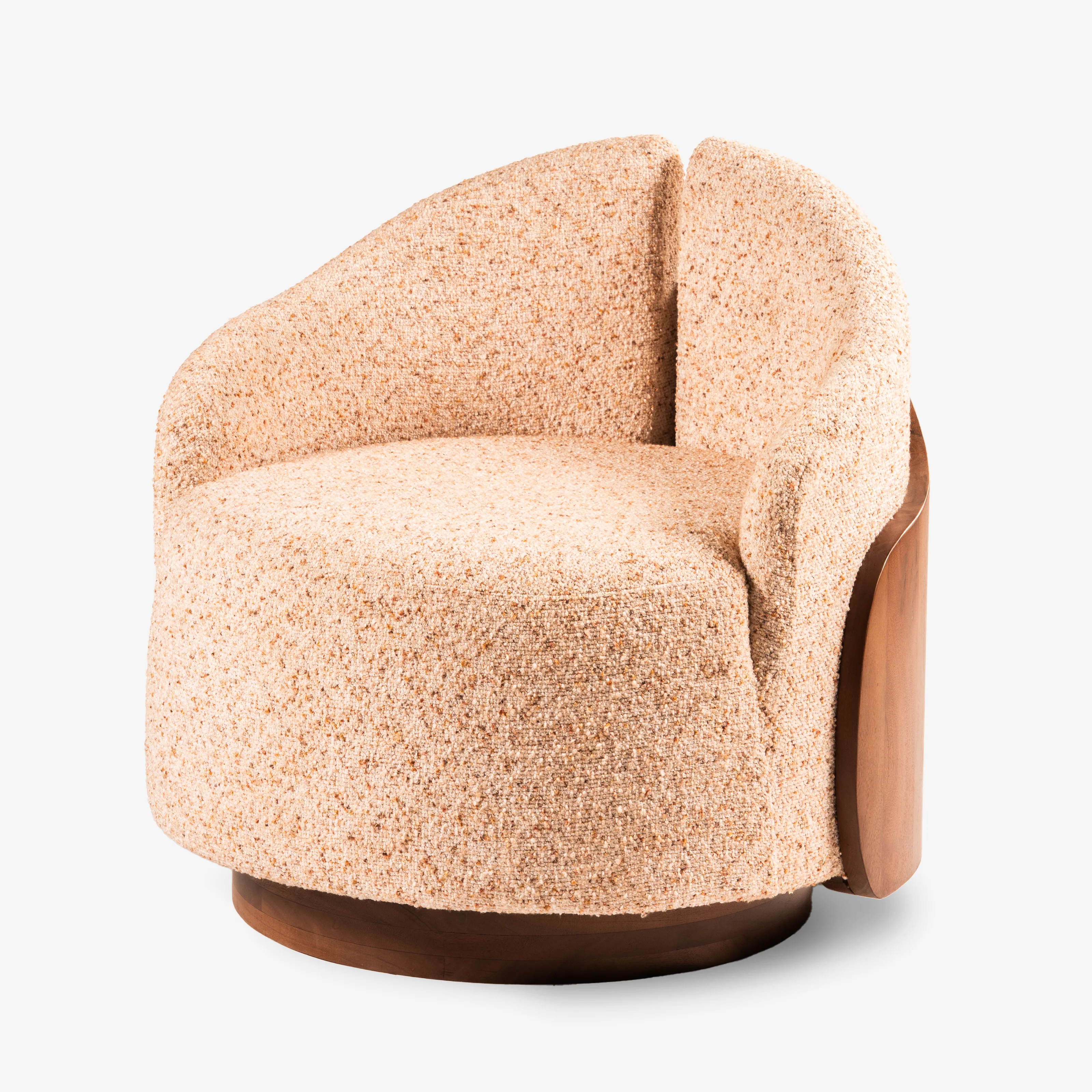 Zyra Revolving Lounge Chair - Image 2