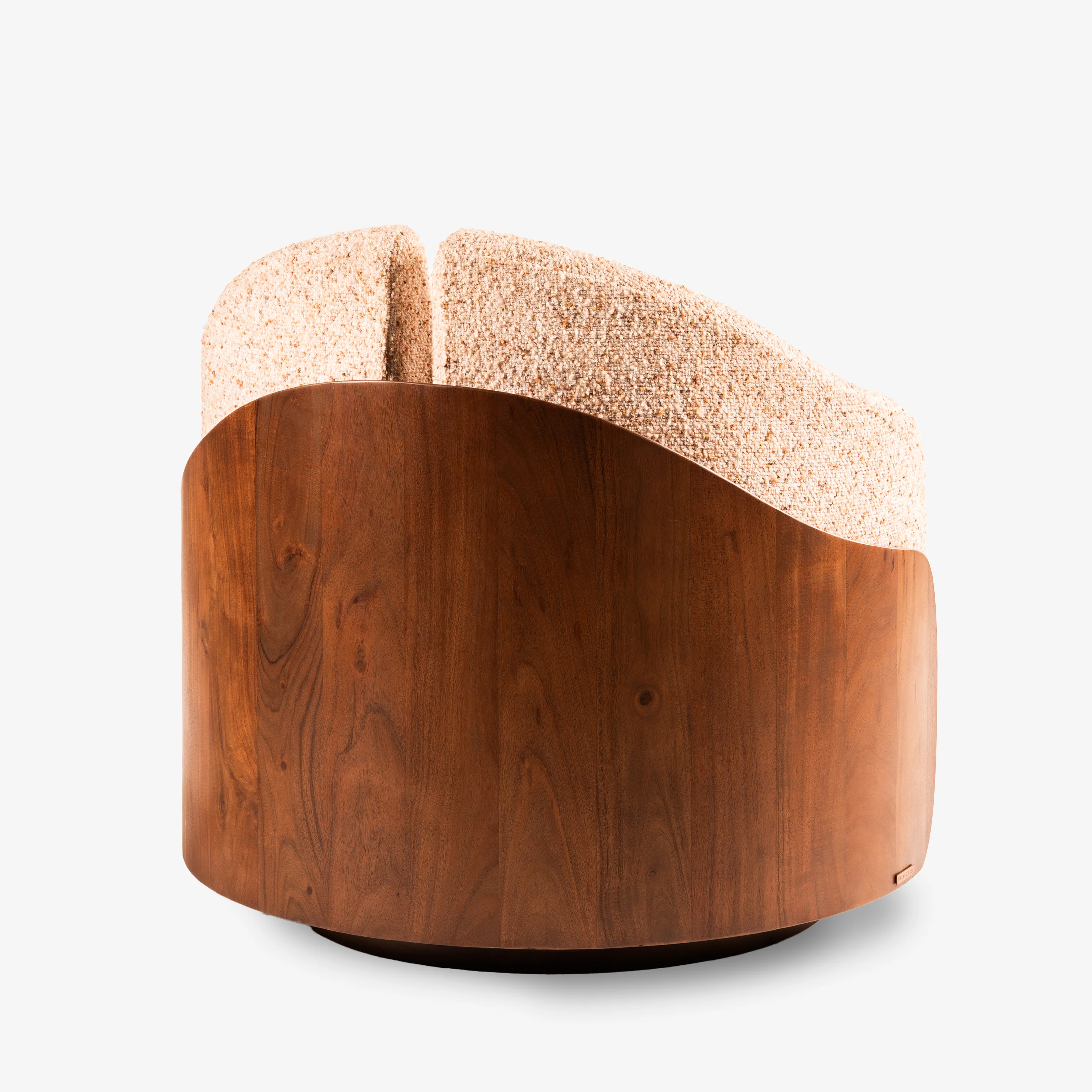Zyra Revolving Lounge Chair - Image 4